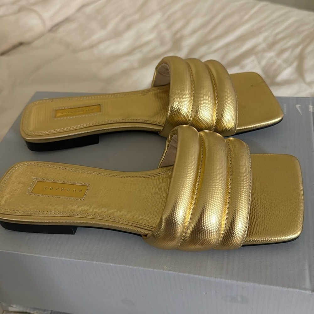 Topshop Gold sandals